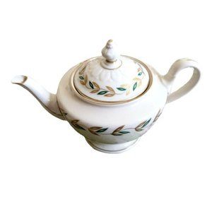 Castleton China Alberta Teapot and Lid Vintage Mid